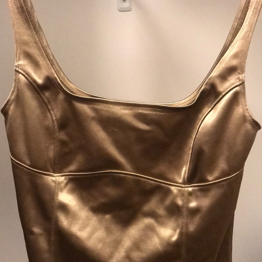 Forever 21 Gold/Champagne Bodysuit Small